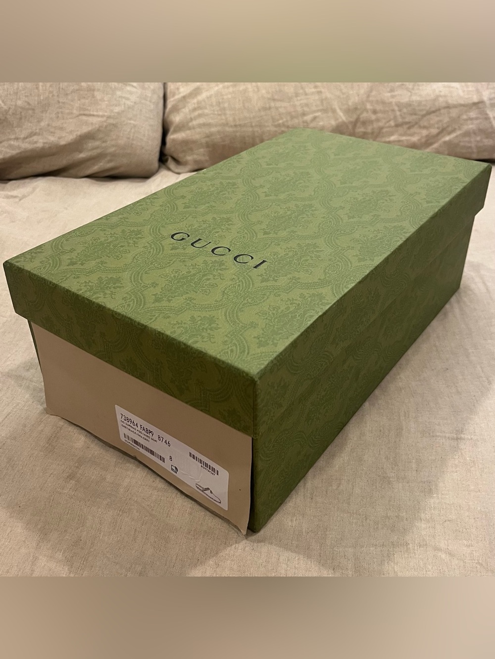 $990 Gucci GG Monogram Supreme Canvas Mule with Horsebit - Picture 15 of 15